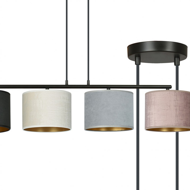 Lampa wisząca Hilde IV Emibig | Kolorowa, E27, 100cm