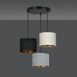 Lampa wisząca Hilde Premium - kolorowa, potrójna | Emibig