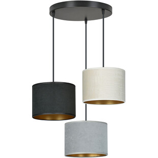 Lampa wisząca Hilde Premium - kolorowa, potrójna | Emibig