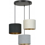 Lampa wisząca Hilde Premium - kolorowa, potrójna | Emibig