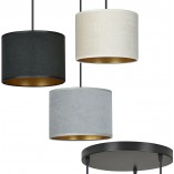 Lampa wisząca Hilde Premium - kolorowa, potrójna | Emibig