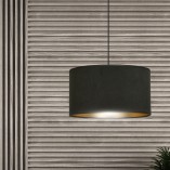 Lampa wisząca Hilde czarna Emibig | Nowoczesny design
