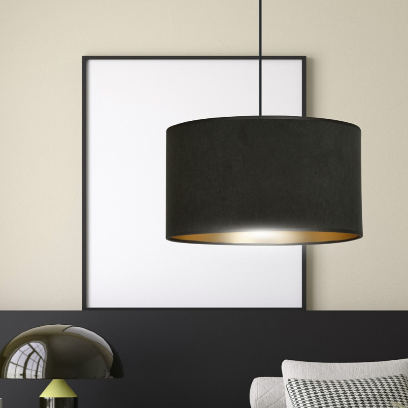 Lampa wisząca Hilde czarna Emibig | Nowoczesny design