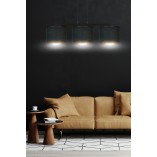 Lampa wisząca Hilde III czarna Emibig | Nowoczesne oświetlenie