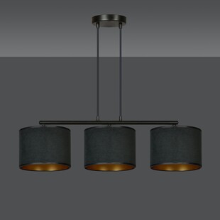 Lampa wisząca Hilde III czarna Emibig | Nowoczesne oświetlenie