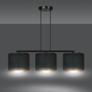 Lampa wisząca Hilde III czarna Emibig | Nowoczesne oświetlenie