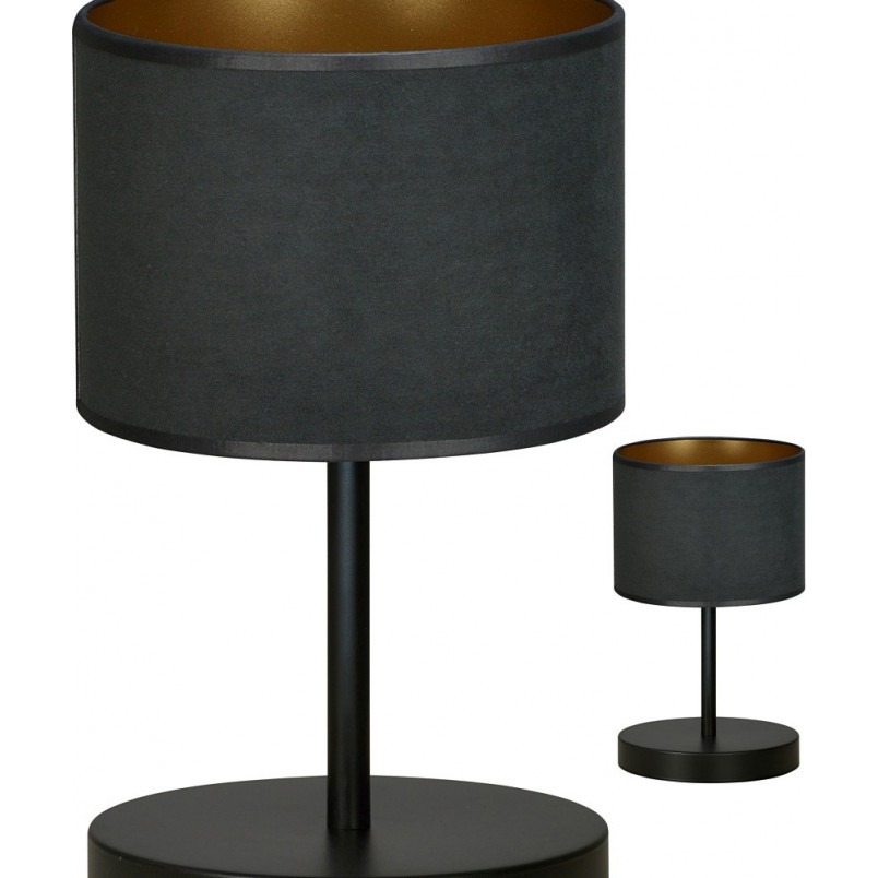 Lampa nocna Hilde czarna Emibig | Stylowe oświetlenie