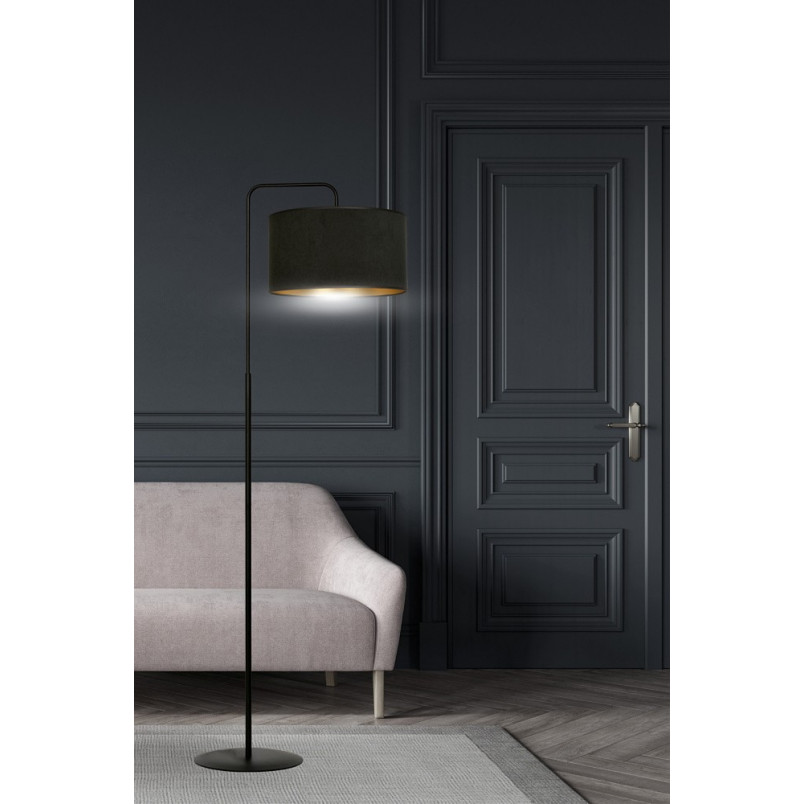 Lampa podłogowa czarna Emibig Hilde - Elegancja i styl