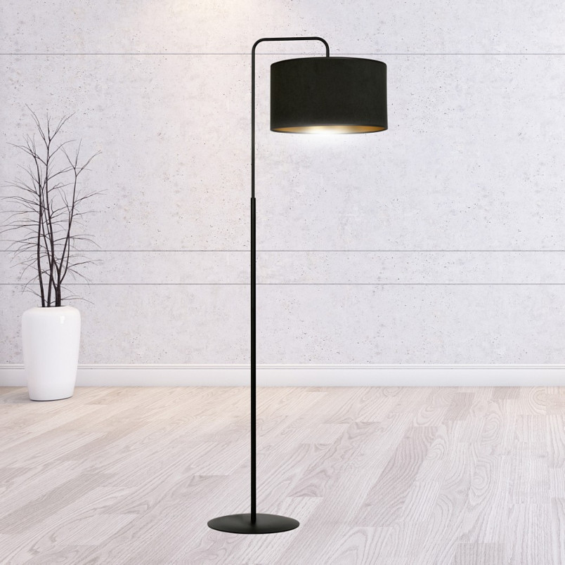 Lampa podłogowa czarna Emibig Hilde - Elegancja i styl