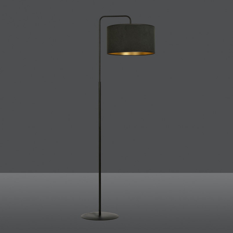 Lampa podłogowa czarna Emibig Hilde - Elegancja i styl