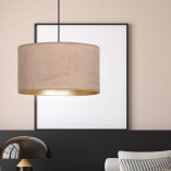 Lampa wisząca różowa Hilde Emibig | 35cm | E27