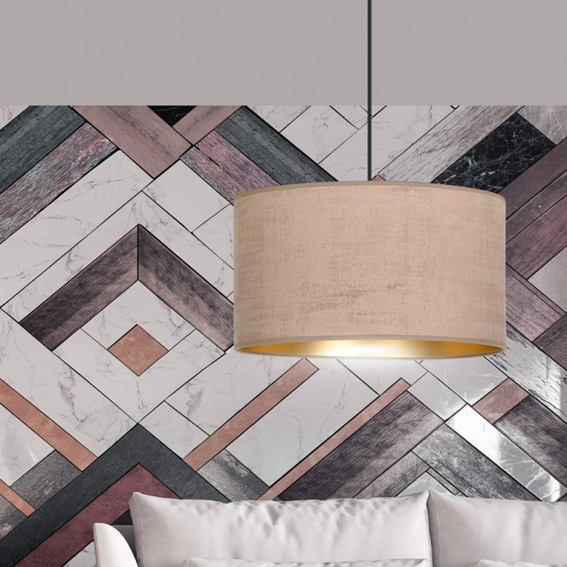 Lampa wisząca różowa Hilde Emibig | 35cm | E27