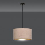 Lampa wisząca różowa Hilde Emibig | 35cm | E27
