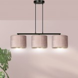 Lampa wisząca różowa Emibig Hilde III 72cm - Stylowe oświetlenie