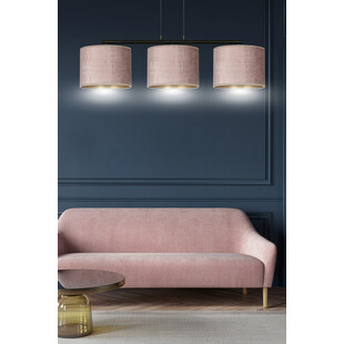 Lampa wisząca różowa Emibig Hilde III 72cm - Stylowe oświetlenie