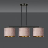 Lampa wisząca różowa Emibig Hilde III 72cm - Stylowe oświetlenie
