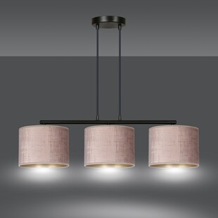 Lampa wisząca różowa Emibig Hilde III 72cm - Stylowe oświetlenie