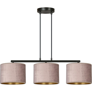 Lampa wisząca różowa Emibig Hilde III 72cm - Stylowe oświetlenie