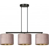 Lampa wisząca różowa Emibig Hilde III 72cm - Stylowe oświetlenie