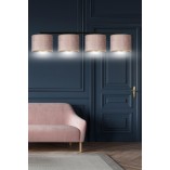 Lampa wisząca różowa Hilde IV 100cm - Emibig | Salon, Jadalnia