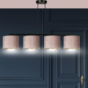 Lampa wisząca różowa Hilde IV 100cm - Emibig | Salon, Jadalnia