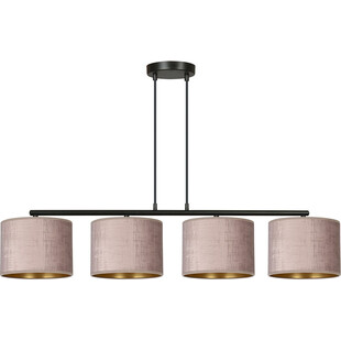 Lampa wisząca różowa Hilde IV 100cm - Emibig | Salon, Jadalnia