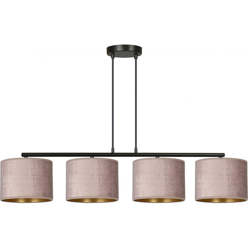 Lampa wisząca różowa Hilde IV 100cm - Emibig | Salon, Jadalnia