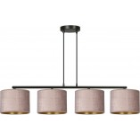 Lampa wisząca różowa Hilde IV 100cm - Emibig | Salon, Jadalnia