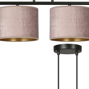 Lampa wisząca różowa Hilde IV 100cm - Emibig | Salon, Jadalnia