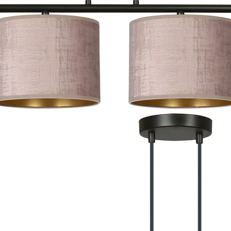 Lampa wisząca różowa Hilde IV 100cm - Emibig | Salon, Jadalnia