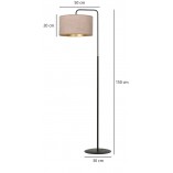 Lampa podłogowa różowa Emibig Hilde | Oświetlenie do salonu