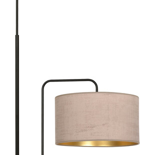 Lampa podłogowa z abażurem Hilde różowa Emibig