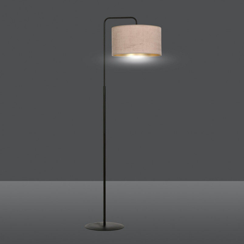 Lampa podłogowa różowa Emibig Hilde | Oświetlenie do salonu