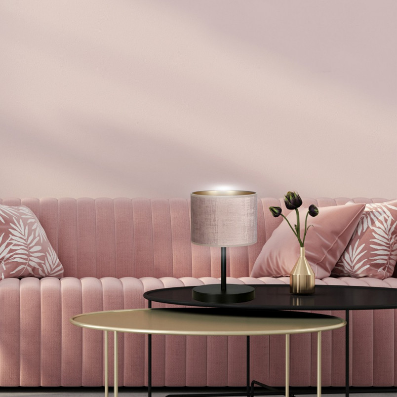 Lampka nocna różowa Emibig Hilde - Eleganckie oświetlenie