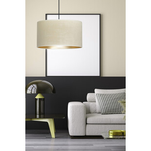 Lampa wisząca Hilde - biało-beżowa Emibig | Nowoczesny design