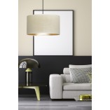 Lampa wisząca Hilde - biało-beżowa Emibig | Nowoczesny design