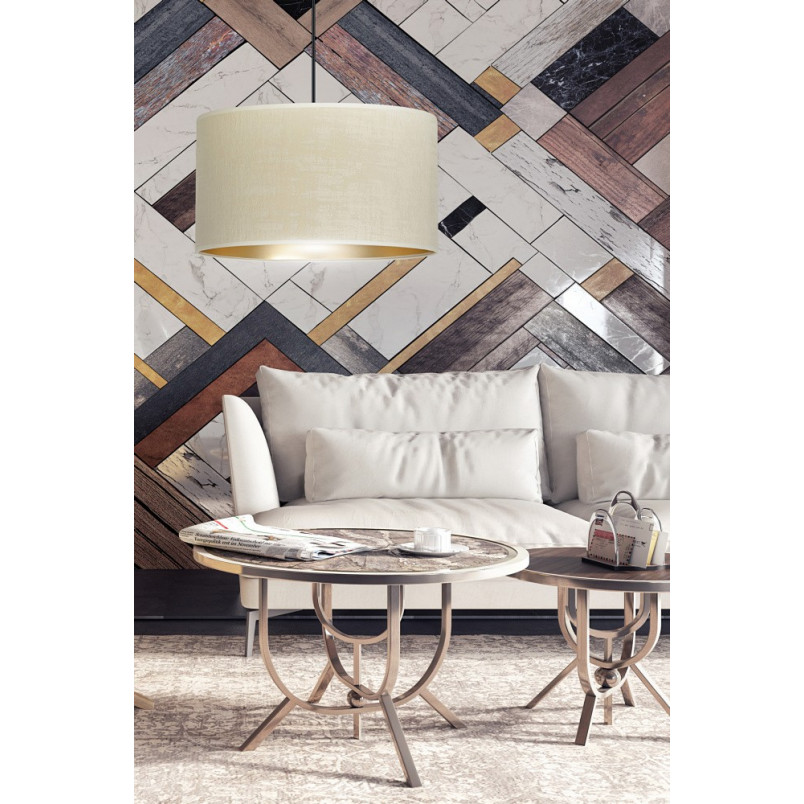 Lampa wisząca Hilde - biało-beżowa Emibig | Nowoczesny design