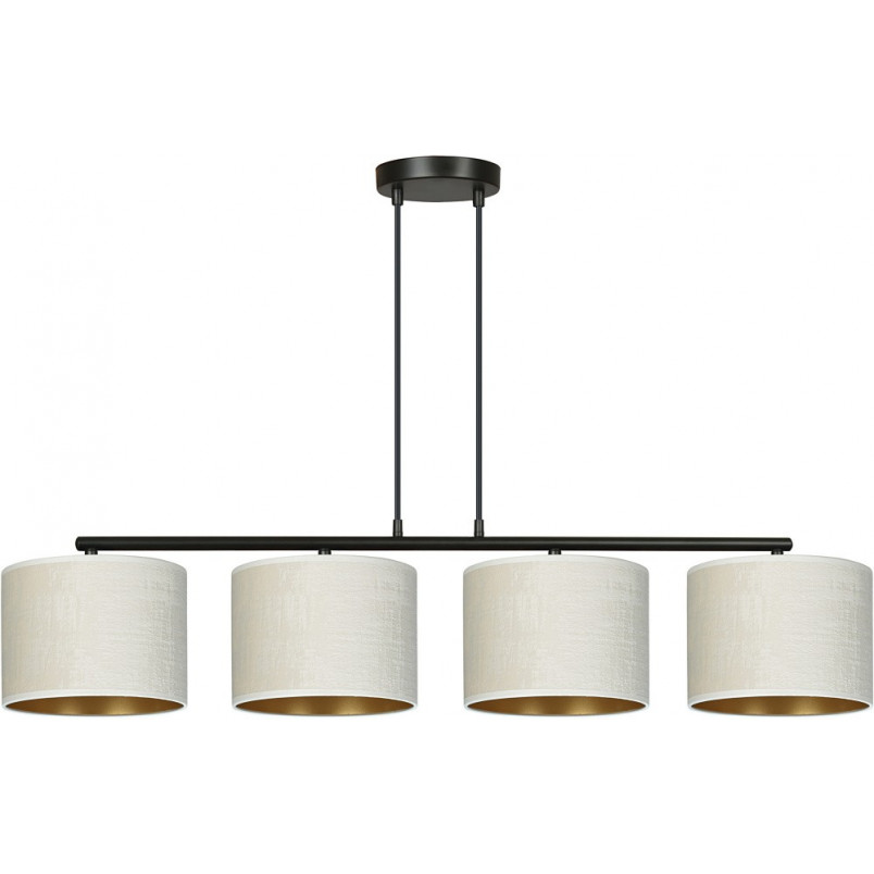 Lampa wisząca Hilde IV - Emibig | Biało-beżowa, 100cm