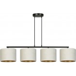 Lampa wisząca Hilde IV - Emibig | Biało-beżowa, 100cm