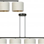 Lampa wisząca Hilde IV - Emibig | Biało-beżowa, 100cm