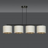 Lampa wisząca Hilde IV - Emibig | Biało-beżowa, 100cm