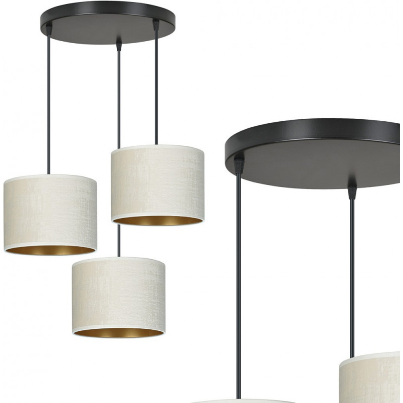 Lampa wisząca potrójna Hilde Premium | Emibig - Sklep z lampami