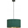 Lampy z abażurem | Lampa wisząca z abażurem Hilde 35 zielona Emibig do salonu i sypialni