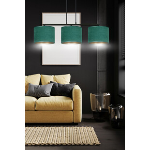 Lampa wisząca zielona Hilde III 72cm | Emibig - Sklep z lampami