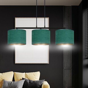 Lampa wisząca zielona Hilde III 72cm | Emibig - Sklep z lampami