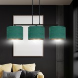 Lampa wisząca zielona Hilde III 72cm | Emibig - Sklep z lampami