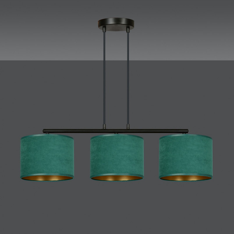 Lampa wisząca zielona Hilde III 72cm | Emibig - Sklep z lampami
