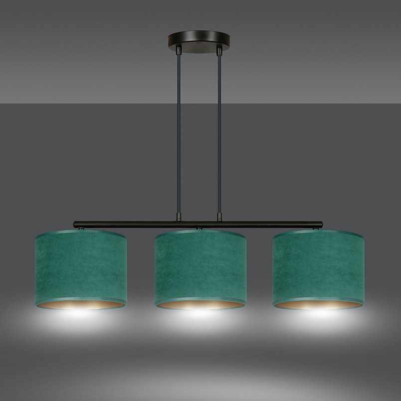 Lampa wisząca zielona Hilde III 72cm | Emibig - Sklep z lampami