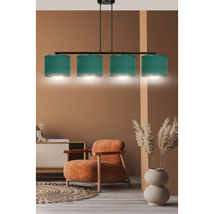 Lampa wisząca Hilde IV zielona | Emibig - Oświetlenie