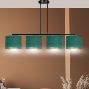 Lampa wisząca Hilde IV zielona | Emibig - Oświetlenie